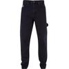 Bequeme Jeans KARL KANI "Karl Kani Herren KK Retro Tapered Workwear Denim", Herren, Gr. 28, Normalgrößen, schwarz (vintage schwarz), 100% Baumwolle, unifarben, casual, normal, Jeans