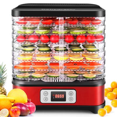 TEMU Homdox Food Dehydrator, 8 Bpa-free Trays Dehydrator For Food And Jerky With 72h Timer And Temperature Control, 400w Dehydrator For Fruit, , And Dog Treats, Sheet Included