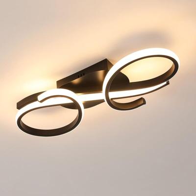 Moderne LED-Deckenleuchte, 36W 4000LM, Warmweißes Licht 3000K, Deckenlampe für Schlafzimmer, Image