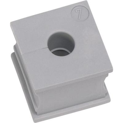 Kt 10 Kabeldurchführung geschlitzt Klemm-Ø (max.) 11 mm Elastomer Grau 1 St. - Icotek Image