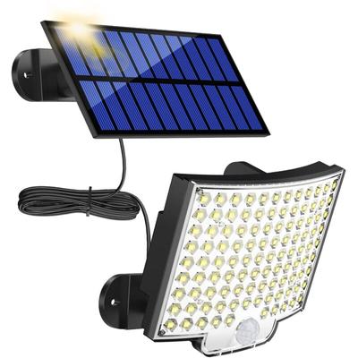 Jusch - Solarleuchten für den Außenbereich, 106 LEDs, Außen-Solarleuchte mit Bewegungsmelder, Image