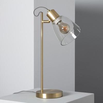 Ledkia - Tischlampe Metall und Glas Shirley Gold Image