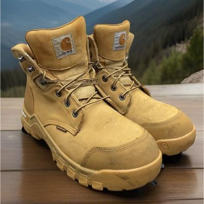 Carhartt Shoes | Carhartt Rugged Flex Waterproof Work Boots Cmf6356 Composite Toe Mens 11 | Color: Brown | Size: 11