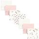 Hudson Baby Unisex Baby Cotton Flannel Receiving Blankets Bundle, Paris, One Size