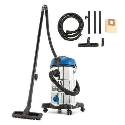 SCHEPPACH Nass-Trocken-Sauger "»NTS30v2«", blau (blau, schwarz), B:37cm H:62cm T:37cm, Nass-Trocken-Sauger
