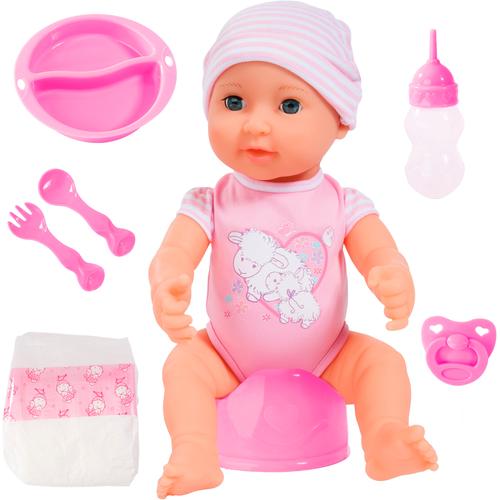 Babypuppe BAYER ""Piccolina Newborn Baby, 40 cm"" Puppen rosa Kinder