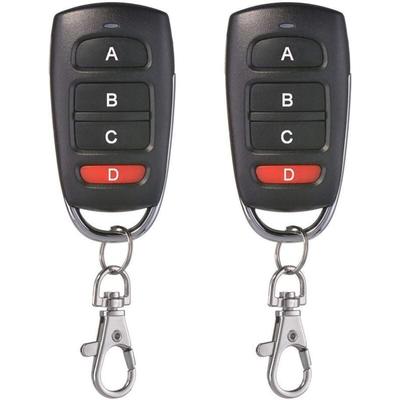 Ersandy - 2 Stück Universal Garage Door Cloning Schlüsselanhänger Fernbedienung 433 MHz