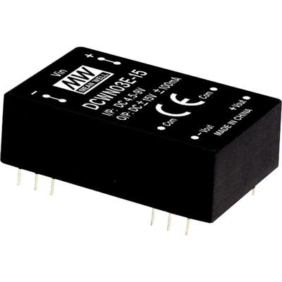 DCWN03B-15 DC/DC-Wandlermodul 100 mA 3 w Anzahl Ausgänge: 2 x Inhalt 1 St. - Mean Well