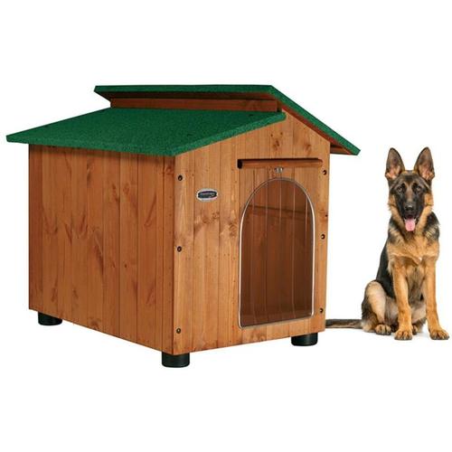 Hundehütte Hundehaus Hundehöhle Hundebox Aus Holz Massiv Wetterfest Echtholz made in italy Mod.