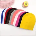 0-3 ans solide enfants tricoté chapeau nouveau-né bébé hiver coton casquette chaude printemps automne enfant en bas âge Beanie garçon fille chapeaux