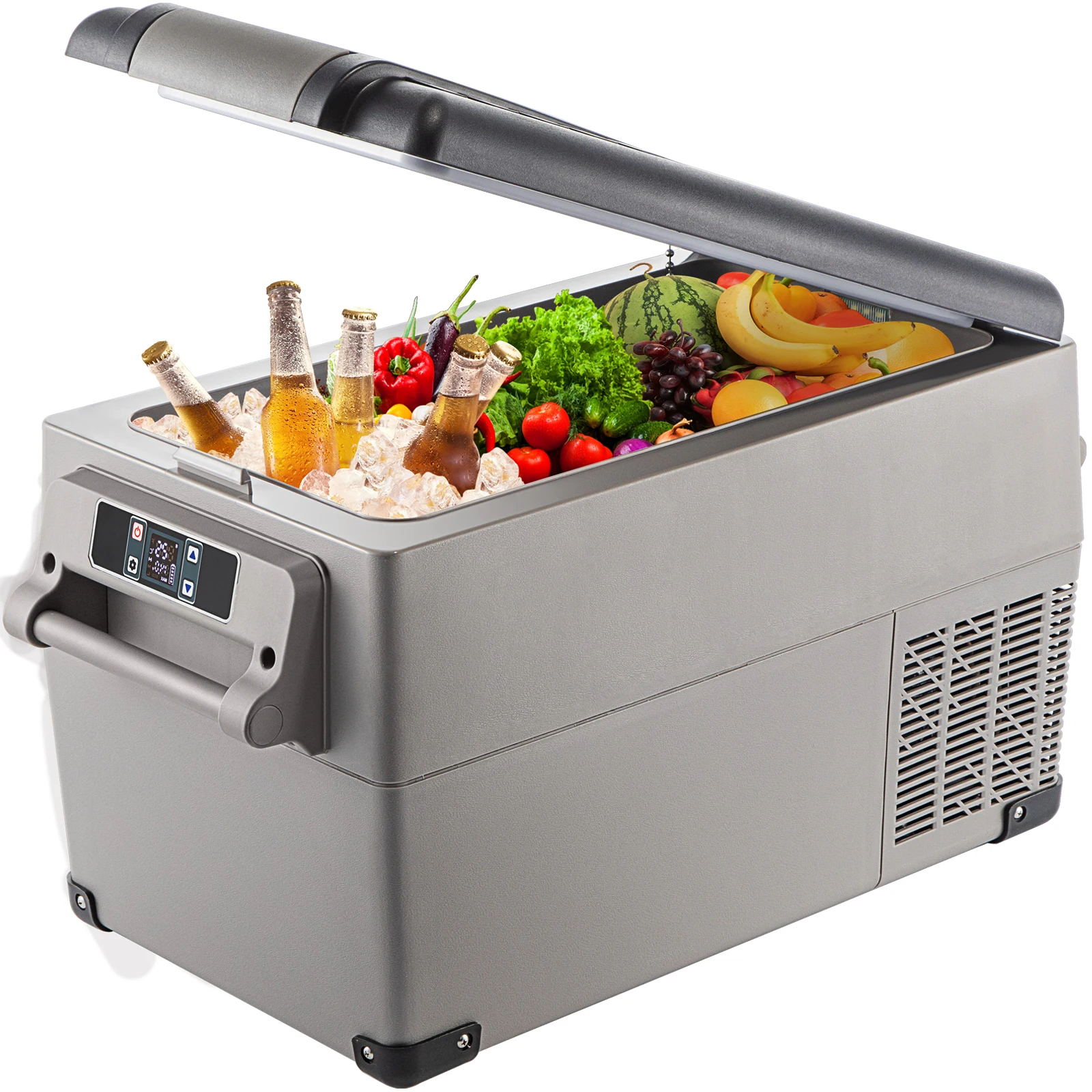 SucceBuy 35L réfrigérateur de voiture compresseur Portable petit réfrigérateur pour la conduite voyage pêche en plein air usage domestique