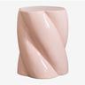 Table d'Appoint Ronde en Poterie Akila SKLUM Rose Quartz