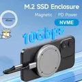 Custodia magnetica SSD 2230 2242 M.2 NVMe Custodia HDD adattatore esterno da 10 Gbps M.2 a USB tipo