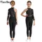 Bambini Ragazze Una Spalla Manica Lunga Balletto Danza Body Allenamento Completo Body Ginnastica Tute Costume di Pattinaggio di Figura