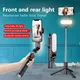 Monopiede Bluetooth pieghevole per selfie stick wireless con otturatore remoto Treppiede con luce di