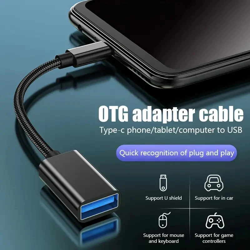 Cavo adattatore OTG USB tipo C A USB 3.0 A femmina adattatore per cavo dati OTG per Xiaomi Samsung S20 Huawei tipo C cavo OTG USB tipo c