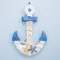 Decorazione nautica artigianale per ruota per nave da spiaggia, boa di salvataggio per barca costiera, ornamenti da parete, decorazione per ancora per barca, regalo 2024