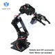 6 DOF Robot manipolatore in lega di metallo braccio meccanico morsetto artiglio Kit per Arduino MG996R educazione robotica