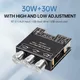 ZK-302T Scheda amplificatore di potenza audio digitale Bluetooth 2.0 Stereo a doppio canale 30W + 30W con supporto tono alto/basso APP Audio AMP