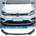 Per VW Golf 7 7.5 MK7 MK7.5 GTI GTD R-Line 2012-2020 Auto Paraurti Anteriore Splitter Lip Spoiler Body Kit Per Volkswagen Gloss Nero
