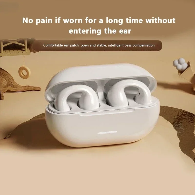 Nuovo originale T75 Conduzione ossea Wireless Bluetooth 5.3 Cuffie Auricolari sportivi Qualità audio HiFi Cuffie TWS impermeabili