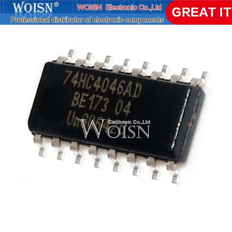 10 Stück Chipsatz 74 hc4046ad 74 hc4046 sop-16 Image