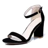 Zapatos de mujer Sandalen Frauen Peep Toe High Heels Schnalle Riemen Hochzeits feier Brautkleid Damenschuhe super große Größe 53 54 h999