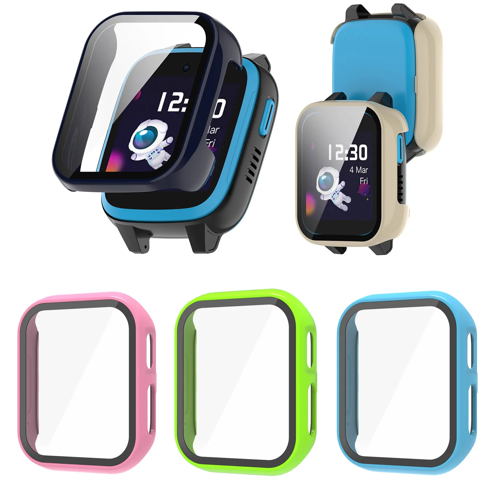 Hard Edge Shell Glas Displays chutz folie für xplora xgo3/x6/x5 spielen Kinder Smart Watch Cover x6play x5play Zubehör Image