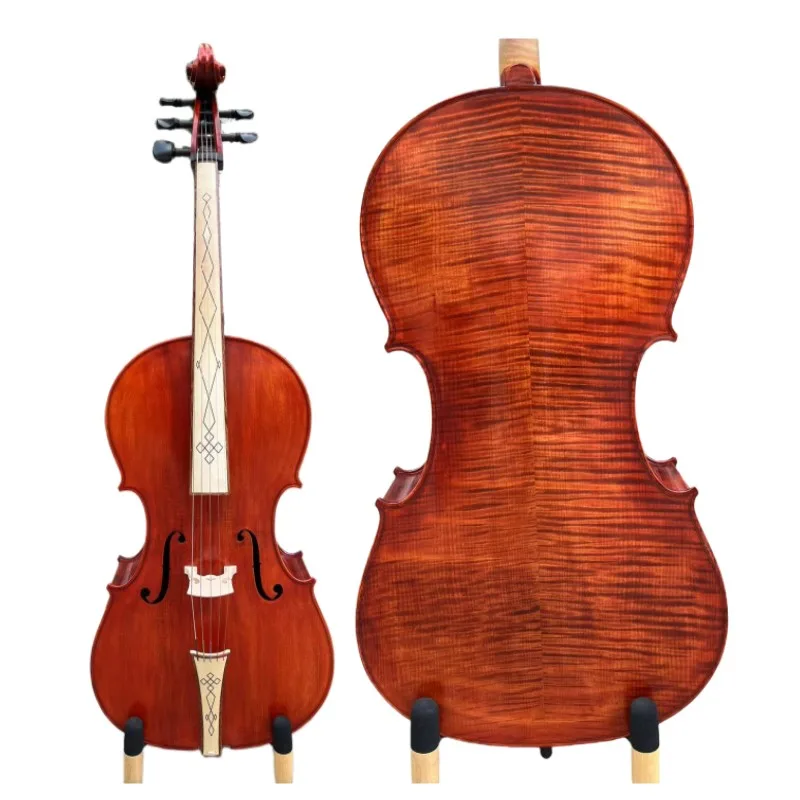 Sonder angebot! Super Value Barock Stil Song Maestro 5 Saiten Cello 4/4 #15931 Image
