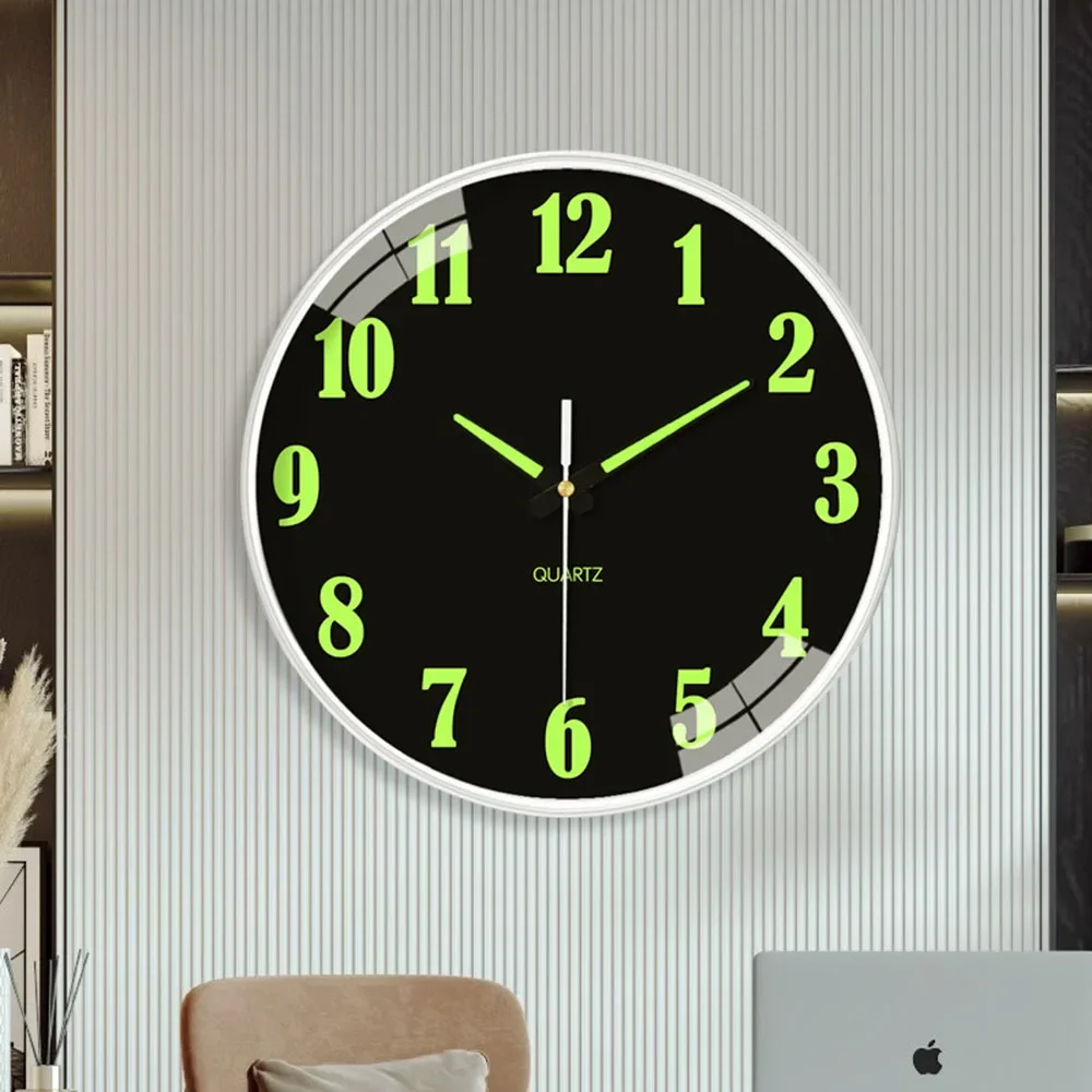 Orologio da parete luminoso orologio da parete orologio al quarzo muto nuovo orologio da parete semplice orologio da parete orologio da parete nordico tempo di casa