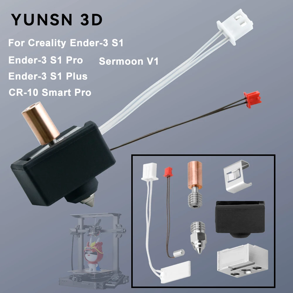 Neues verbessertes Sprite Extruder Hotend Kit für Creality Ender-3 S1/Ender-3 S1 Pro/Ender-3 S1 Plus/CR-10 Smart Pro 3D-Druckerteile Image