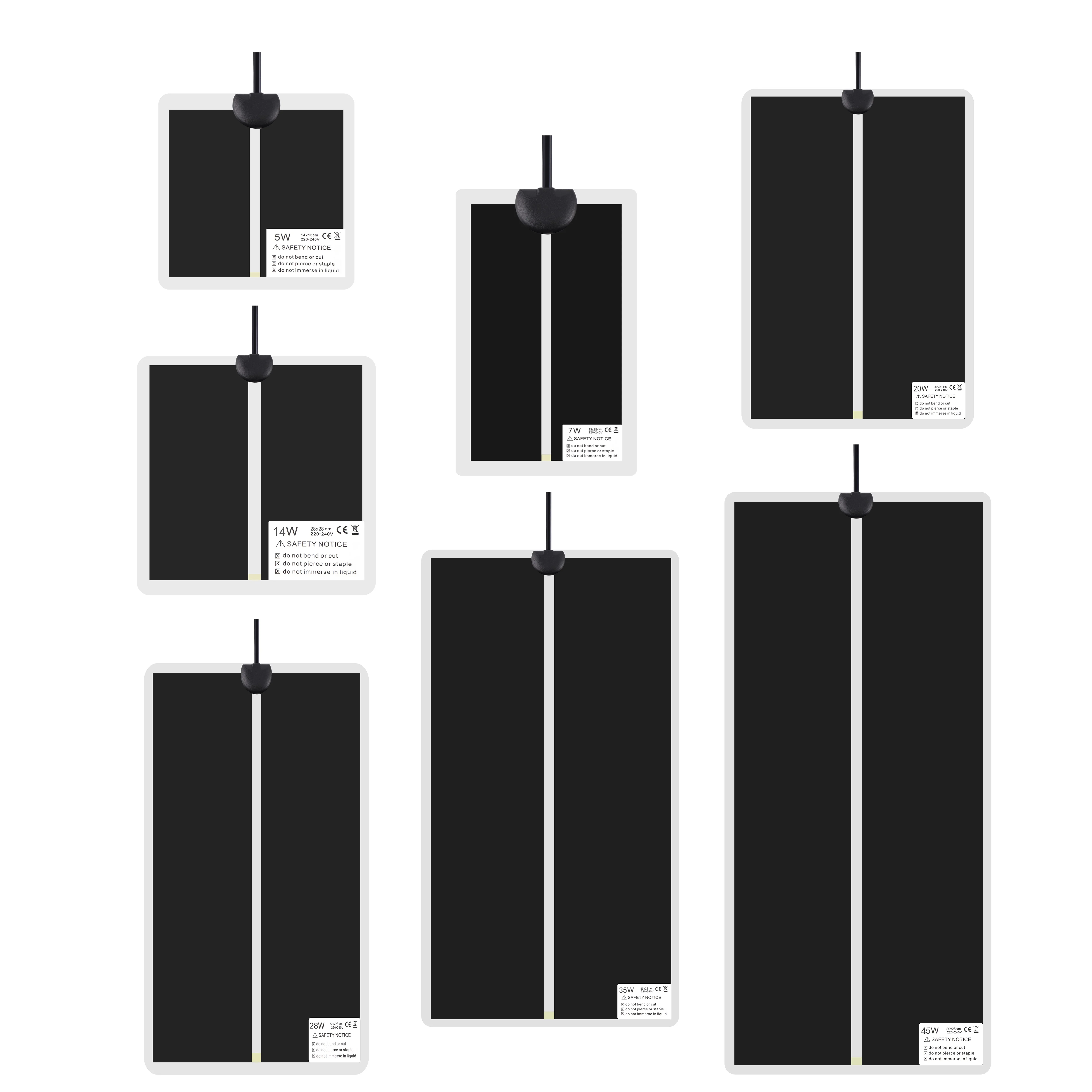 Samen Sämlinge Pflanze Heizung Warme Matte 5W-45W Indoor Garten Reptilien Wärme Pad Einstellbare Temperatur Controller Wasserdichte Abdeckung Image