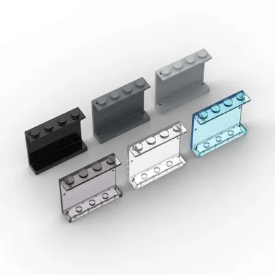 MOC 10PCS 4215 Panel 1x4x3 Bausteine Kit 60581 87543 Hohl Studs Ziegel Partikel pädagogisches Spielzeug Kinder Geburtstag Geschenke Image
