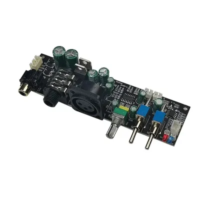 Lusya Mono Monitor Lautsprecher RCA XLR Mikrofon Eingang Vorverstärker Board Dual AC Höhen Bass Image