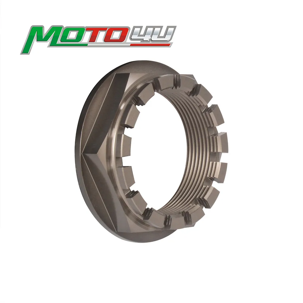 MOTO4U Für Ducati V4 1098 1198 1199 1299 Panigale Multistrada 1200 Diavel Streetfighter Aluminium Motorrad Hinterrad Achsmutter Image