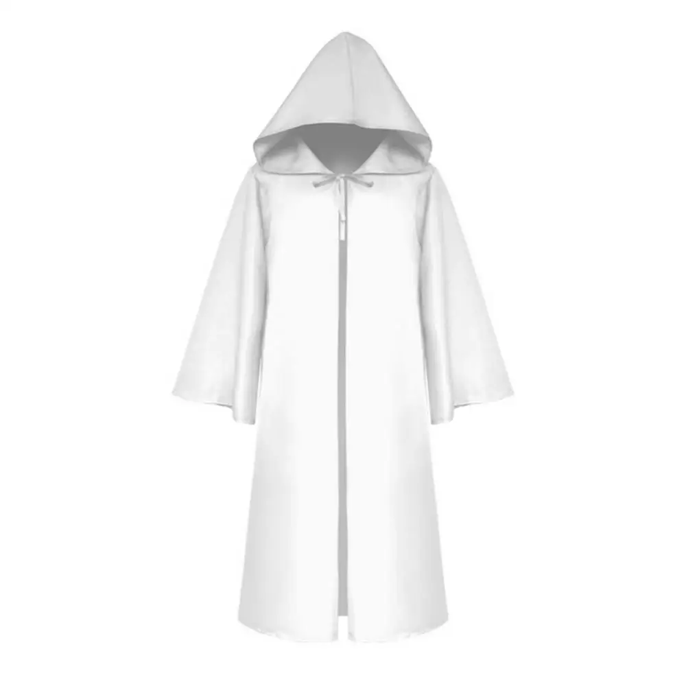 Einfarbiger Kapuzen umhang erwachsene Kinder umhang Hexen vampire Halloween Maskerade Umhang Image