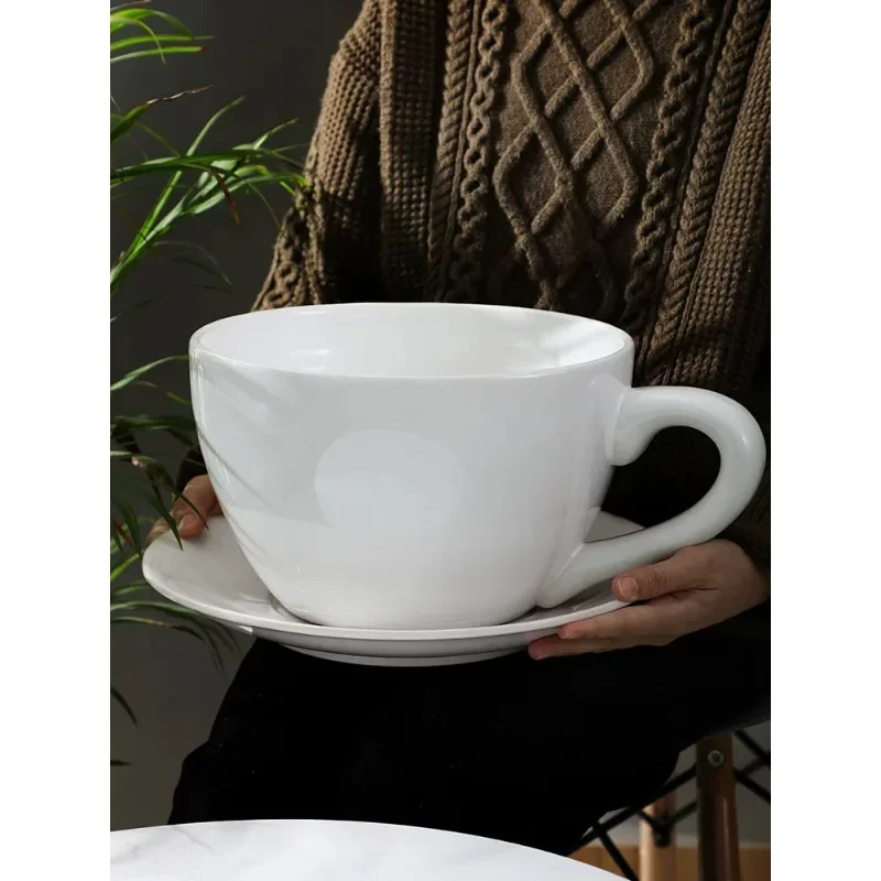 Tantaoxi-Becher, Keramiktasse mit großem Fassungsvermögen, supergroße, kreative, individuelle Kaffeetasse, niedliche Riesentasse Image