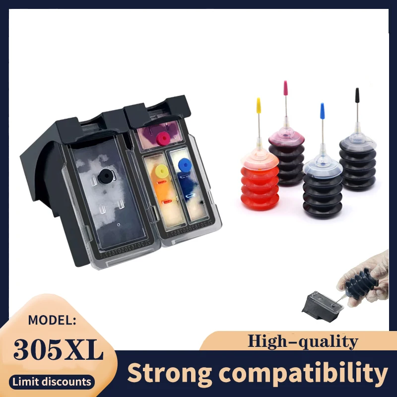 Vilaxh für hp 305 xl hp305 hp305xl 305xl Tinten patronen ersatz für hp305 deskjet 2710 2720 4110 4120 4130 6010 Drucker Image