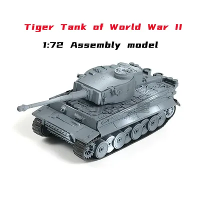 1/72 WW II Deutschland Tiger Tank Modell Panther Montage Panzer Modell Welt der Tanks Montage Militär Spielzeug Image