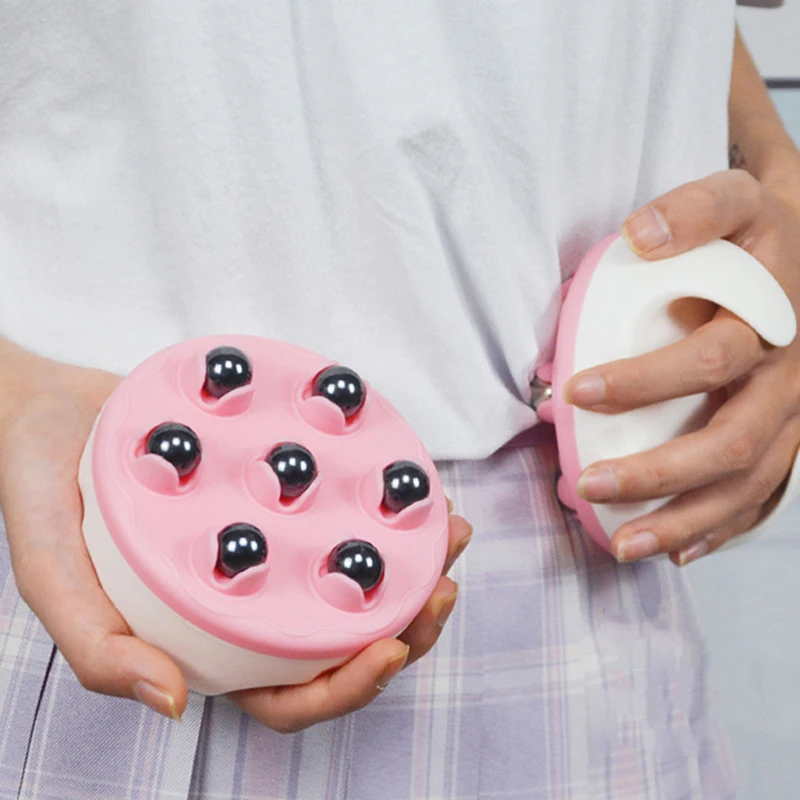 1 stücke sieben Drachen ball Massage gerät Ball Bein Arm Roller Perle Körper Massage gerät Magnets tahl Massage Perle Meridian Bürste Image