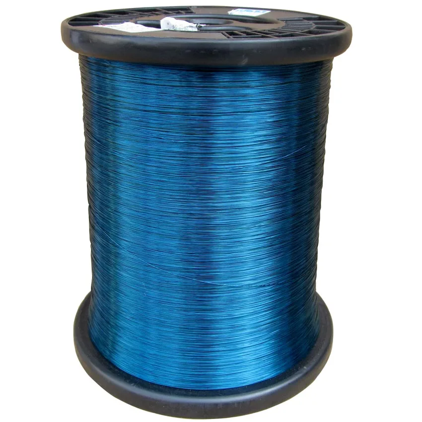 1000G 2UEW blau emaillierte draht emailliert kupfer draht direct schweißen emaillierte draht QA-1/QA-2/155 1KG/rolle Image