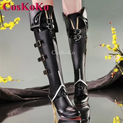 Coskoko feixiao schuhe cosplay spiel honkai: star rail mode universal stiefel frauen halloween party Image