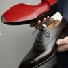 Männer Retro Formale Schuhe PU Luxus Business Übergroßen Party Büro Business Block Schuhe Rote Sohle Schwarz Braun Größe 38-48 männer Schuhe
