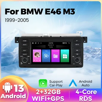 7 zoll android auto player 2 din car radio For BMW 3 Series E46 M3 316i 318i 318 320 325 330 335 1998-2006 DSP Autoradio mit navi
