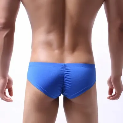 Männer U Konvexen Beutel Unterwäsche Homosexuell Mode Bottom Shorts Hosen Nylon Atmungsaktive Sexy Image