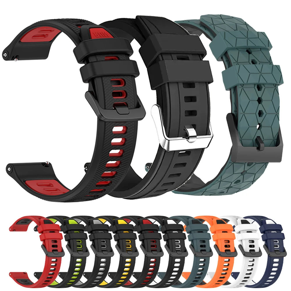 Ersetzen Sie das Silikonarmband für Zeblaze Vibe 7/Pro/Lite/Stratos 2 3/Btalk/GTR 3 Pro/Ares 3 Pro Armband Mi Watch 2 Pro S1 22 mm Correa Image