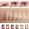 Zweifarbige Glitzer Lidschatten Stick Bleistift Farbverlauf Lidschatten Make-up wasserdicht zweifarbig schimmern Kosmetik Schönheit Make-up-Tool