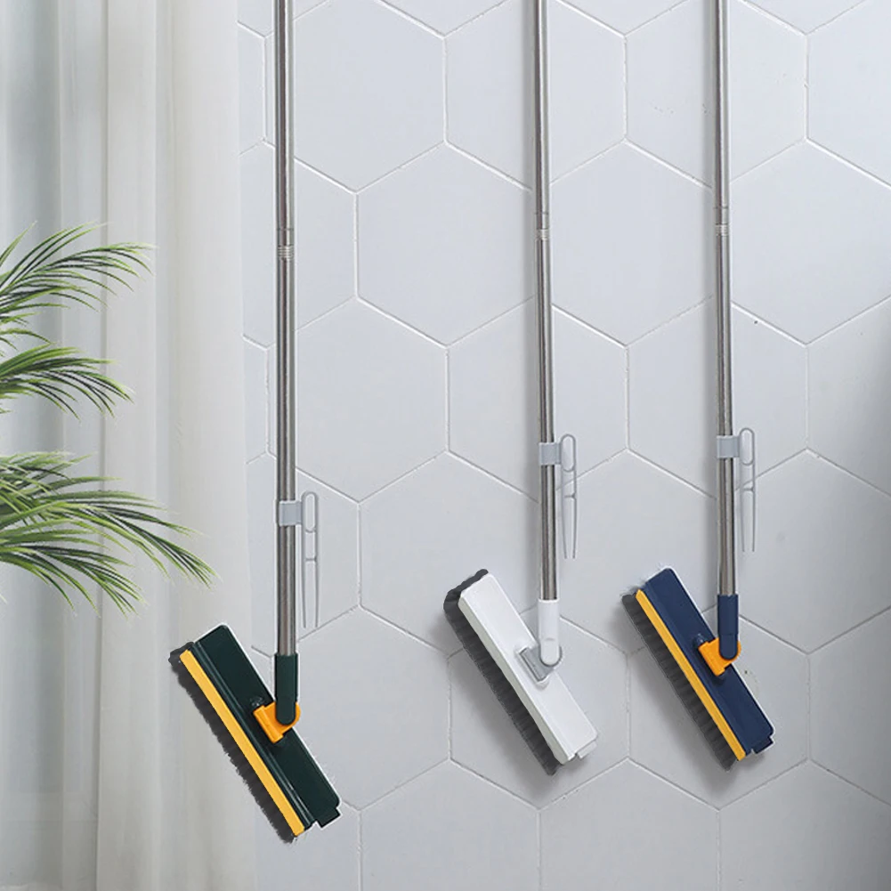 3 in 1 Boden bürsten wäscher 180 ° drehbarer Multifunktions-Kratz reinigungs bürste mit langem Griff Fliesen bürste für Badezimmer wannen fliesenboden