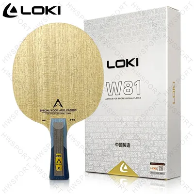 Loki arthur w81 äußere alc tischtennis klinge brandneue w81 außen kraft ping pong klinge mit original box Image