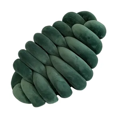 Inyahome Blatt DIY Knoten Kissen Pflanze Kissen Weihnachten grün Wurf kissen niedlichen Kissen Image